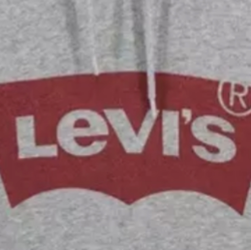 Levi's Strauss & Co Men's Gray Hoodie Sweatshirt Size XL Used - Excellent - Picture 2 of 3